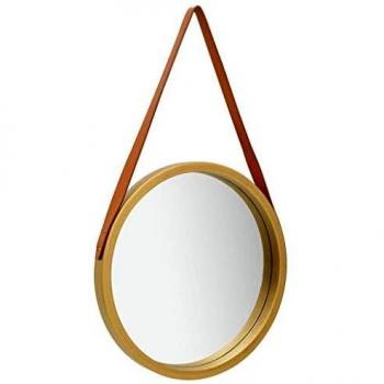 VidaXL Wall Mirror with Strap 15.7 Gold