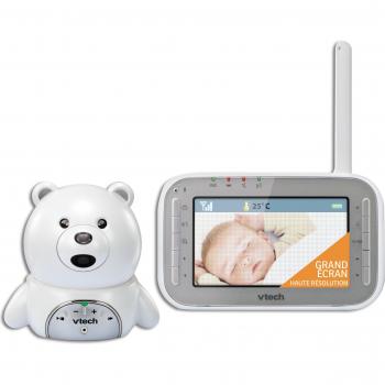 VTech BM4200 Oso Baby Video y Audio Blanco