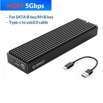 ORICO Tool-Free M.2 NVME Enclosure USB C Gen2 10Gbps