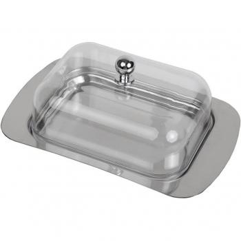 Recipiente de Mantequilla “Elegancia Plateada”