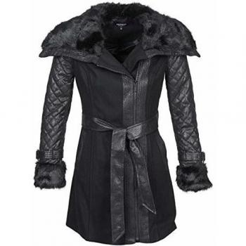 Morgan GEFROU – Manteau Noir pour Femmes (FR 34–44)