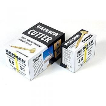 Reisser Yellow Tropicalized Full Thread Screw 3.5 x 35mm 200 Pieces