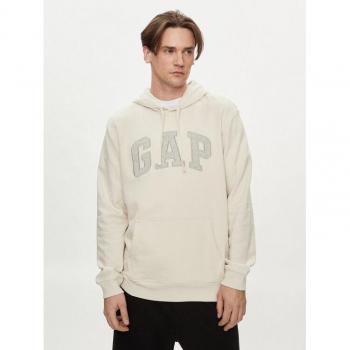 GAP Hoodie Masculino en Blanco con Bolsillo Canguro