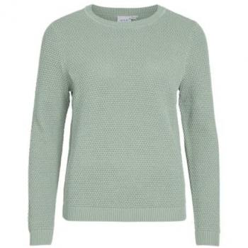 Vila Damenstrickpullover Vidalo, Größe L, silt grün