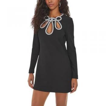 Marciano Women's Rhinestone Mini Dress