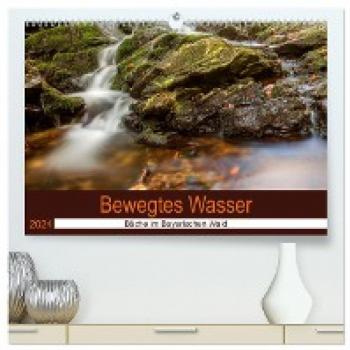 Premium Wandkalender 2024 Bewegtes Wasser