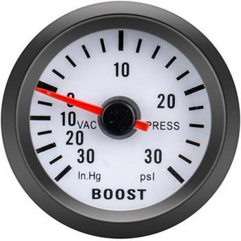 2 52mm Turbo Boost Meter -1 to 2 Bar / -30 to 30 PSI Vacuum Gauge with Blue Light