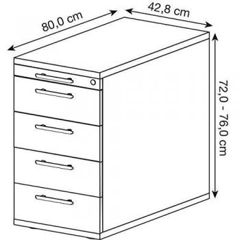 Caisson fixe « OTTO Office Line II »
