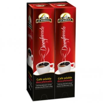 La Barraca: café soluble descafeinado en sobres (50 porciones, 100 gr)