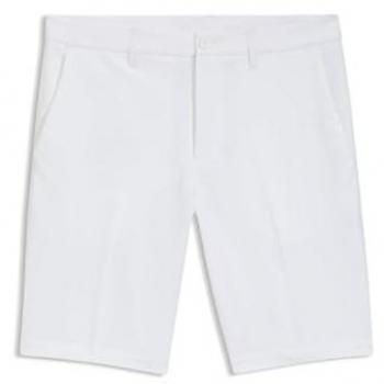 Slim Fit Chinoshorts mit Gürtelschlaufen – Weiß – Herren