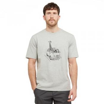 North Ridge Men's 100% Cotton Giraffe Van T-Shirt