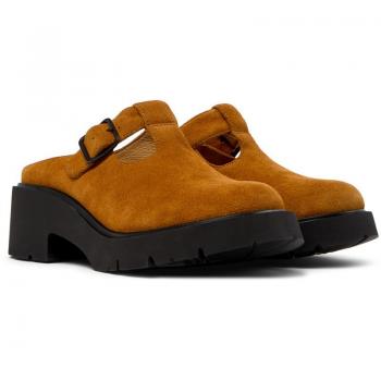 CAMPER Milah Brown Suede Footwear for Women – US 8.5 / EU 39