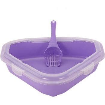 Orinal de entrenamiento para gatos, caja de arena grande, diseño semicerrado