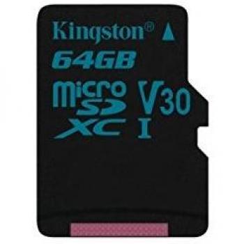 Kingston MicroSD 64GB Class10 A1 U3 for Android Devices