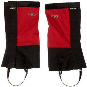 Outdoor Research Men's Expedition Crocodile Gamaschen – Chili/Schwarz XL