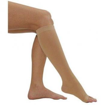 Medilast Compression Stocking, Size M – Strong Toe, Beige