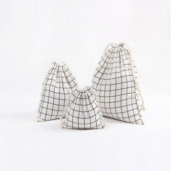 Sacs à Cordon en Coton à Motif Japonais