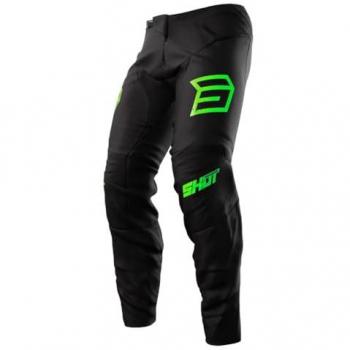 Shot Devo Army Motocross Jersey Schwarz Grün L männlich