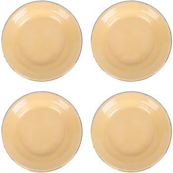 Enamel Food Serving Tray Set