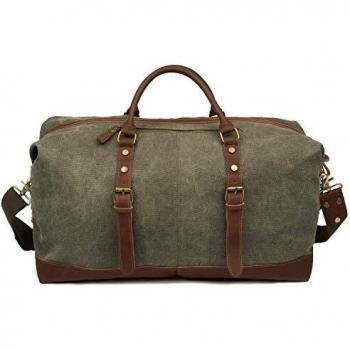 Grand Sac Sport EverVanz en Toile, Bordures en Cuir