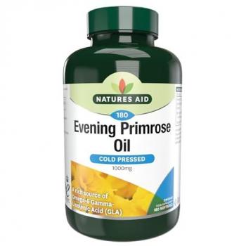 Natures Aid Cold Pressed Evening Primrose Oil 1000mg