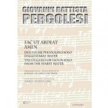 Giovanni Battista Pergolesi. Sabat mater. Due fughe per violino