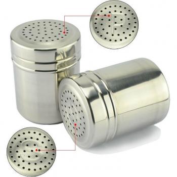 Kitchen Essential Stainless Steel Spice Containers (Set of 2)
