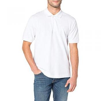 Seidensticker Herren Polo-Shirt Weiß Baumwoll-Piqué