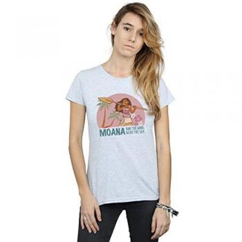 Disney Moana “Read the Sea” Grey Cotton Top
