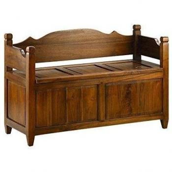 Banco de madera estilo rústico