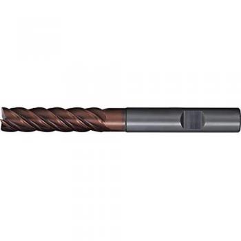 Fresa Frontal 6 mm Longitud de Inserto 25 mm TiAlN 4 Cortes