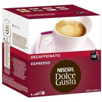 Café Espresso Descafeinado Dolce Gusto, 16 Cápsulas