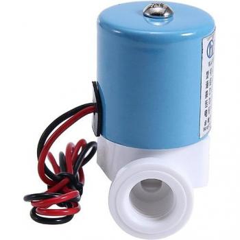 HQV1 Miniature Solenoid Valve G1/4 Plastic Normally Closed 12V DC 0-120PSI