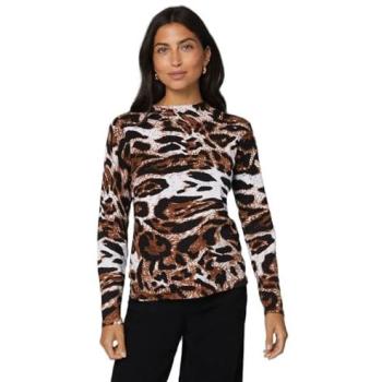 Women’s Leopard Graphic Jumper – Large, Wallis