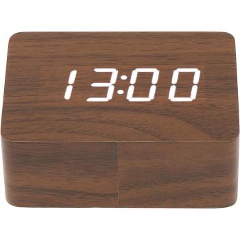 Multicolor Digital Wood Clock