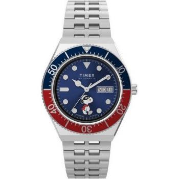 Timex M79 „Peanuts“ – Automatikuhr, einteilige Verpackung, Silber