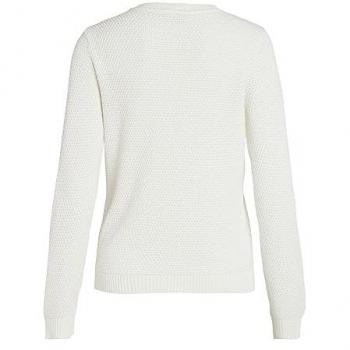 Vila Pullover Dalo 14082767 Weiß Regular Fit XL Damen