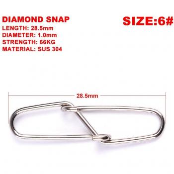 30pcs Solid Ring Fishing Hook Connectors