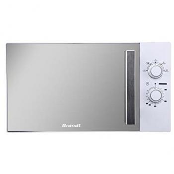 Brandt Micro-ondes Solo 26L, 900W, Couleur Blanc