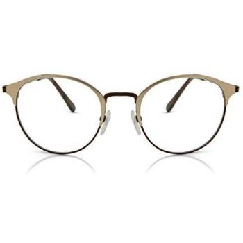 Montura Ovalada Metálica Dorada para Hombre con Lentes Recetadas – Colección SmartBuy