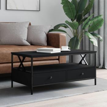 Étagère de Salon Noir Marque W Modèle D – Bois d'ingénierie