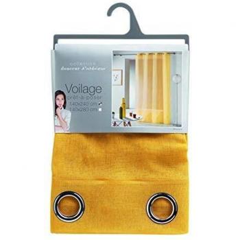 Telma Yellow Eyelet Curtain