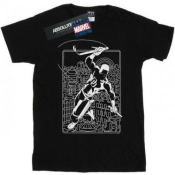 Jungen T-Shirt mit Daredevil Silhouette