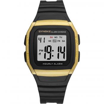 SYNOKE 9023 Herren-Digitaluhr mit 3Bar Wasserschutz