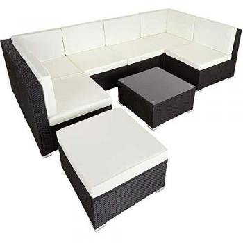 Conjunto de ratán trenzado Venecia