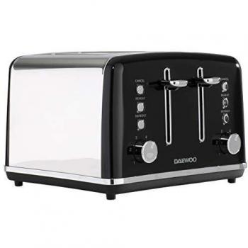 Daewoo Kensington Noir 4-Slice Toaster