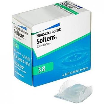 SofLens 38‑Monatliche Weichlinsen – 6 Stück – BC 8,7 mm / DIA 14 – Dioptrie –1