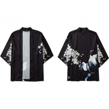 Veste Décontractée Kimono Fleurs de Cerisier