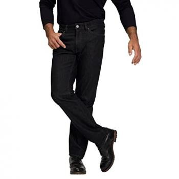 Taglia 58C jeans uomo nero taglio tradizionale