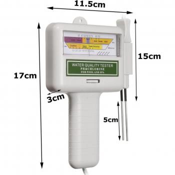 Portable pH and Chlorine Tester for Water